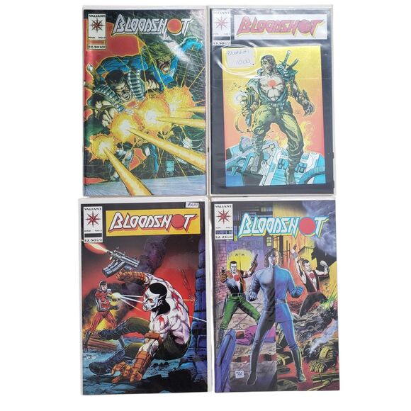 Bloodshot Comic Book Lot of 11 Issues Valiant Comics Vintage - Picture 2 of 6